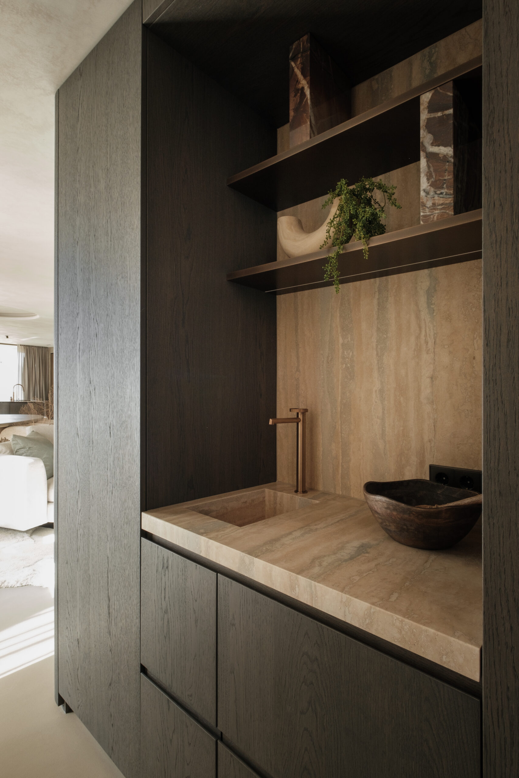 Küchenarbeitsplatte - Travertino Silver - Corradini Group